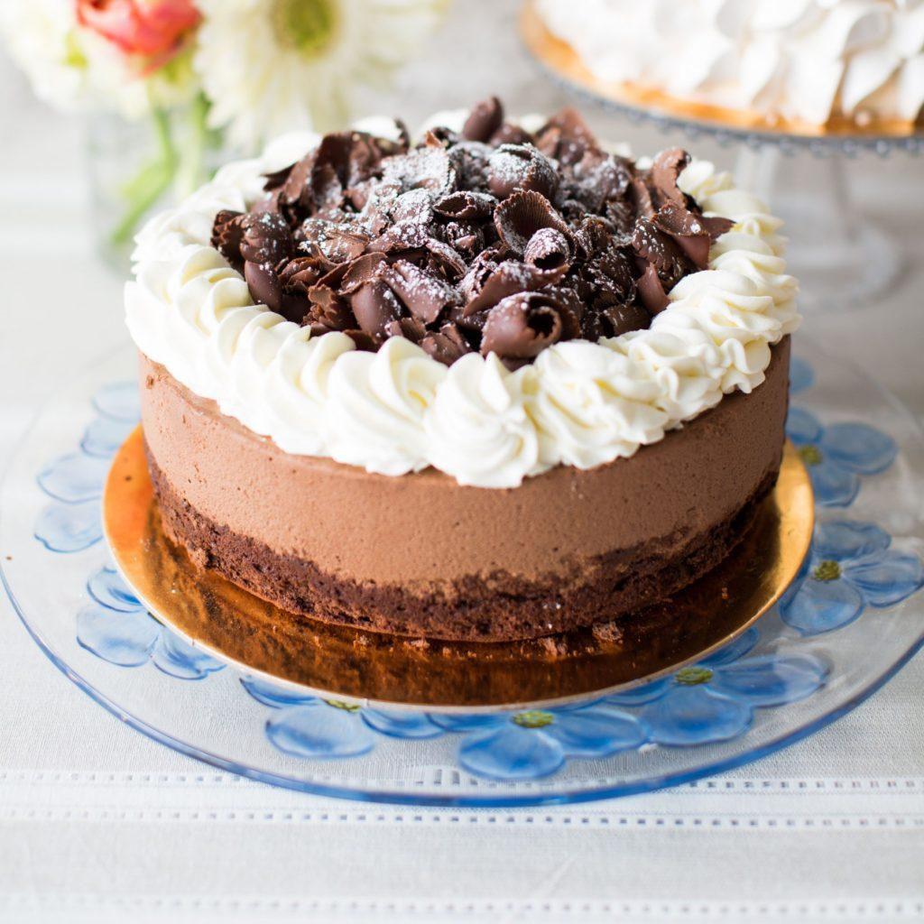 Chocolate Mousse Cake with Kahlua
